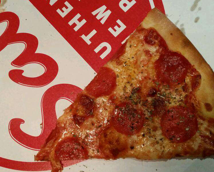 Steve likes his pizza to taste a bit like cardboard. Photo / Zomato
